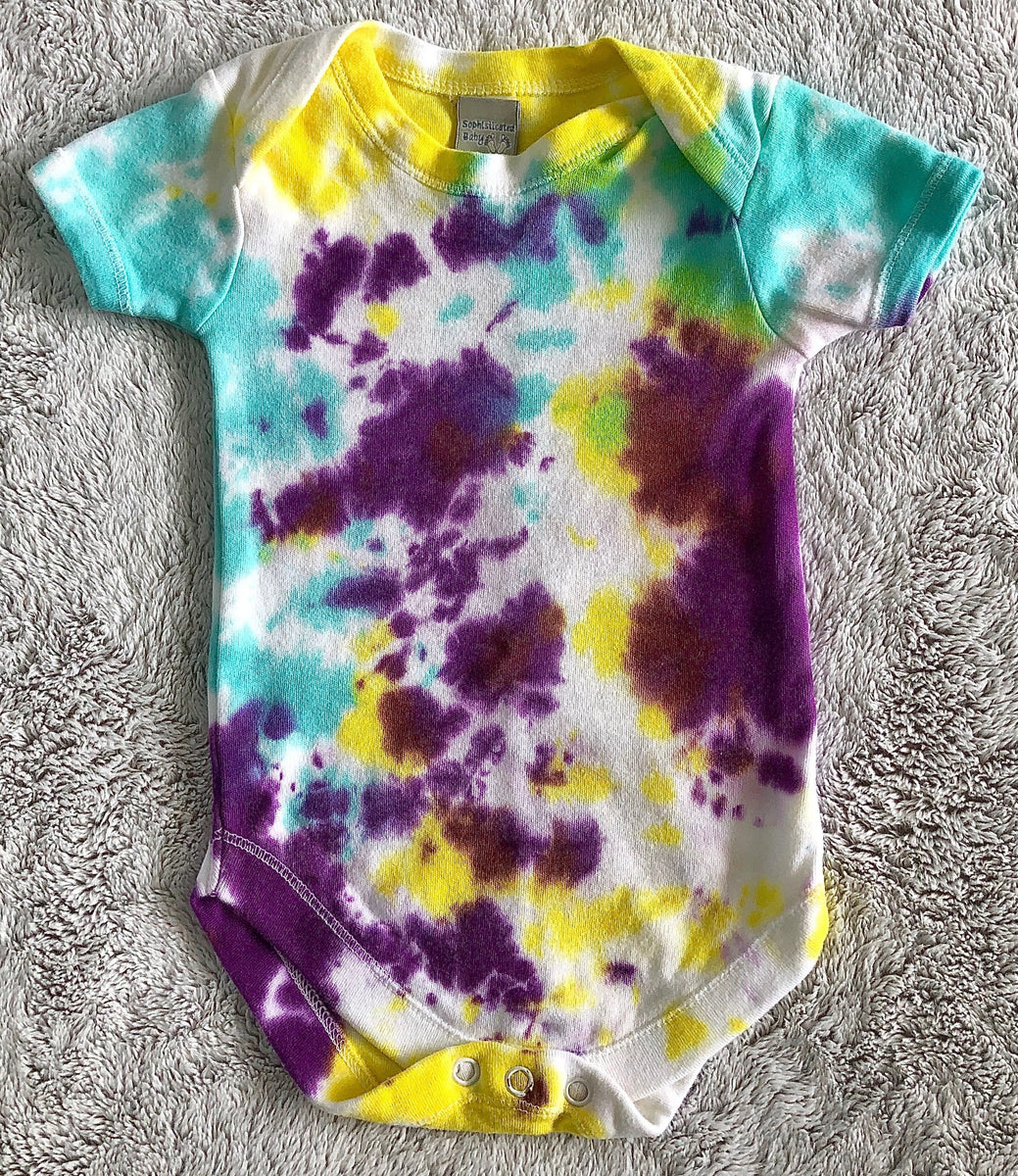 Tie dye discount onesie baby boy