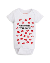 Load image into Gallery viewer, Sara Kety Grandma Was Here and Here Onesie
