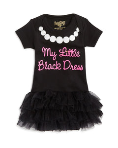 Sara Kety Little Black Dress Tutu Bodysuit Infant